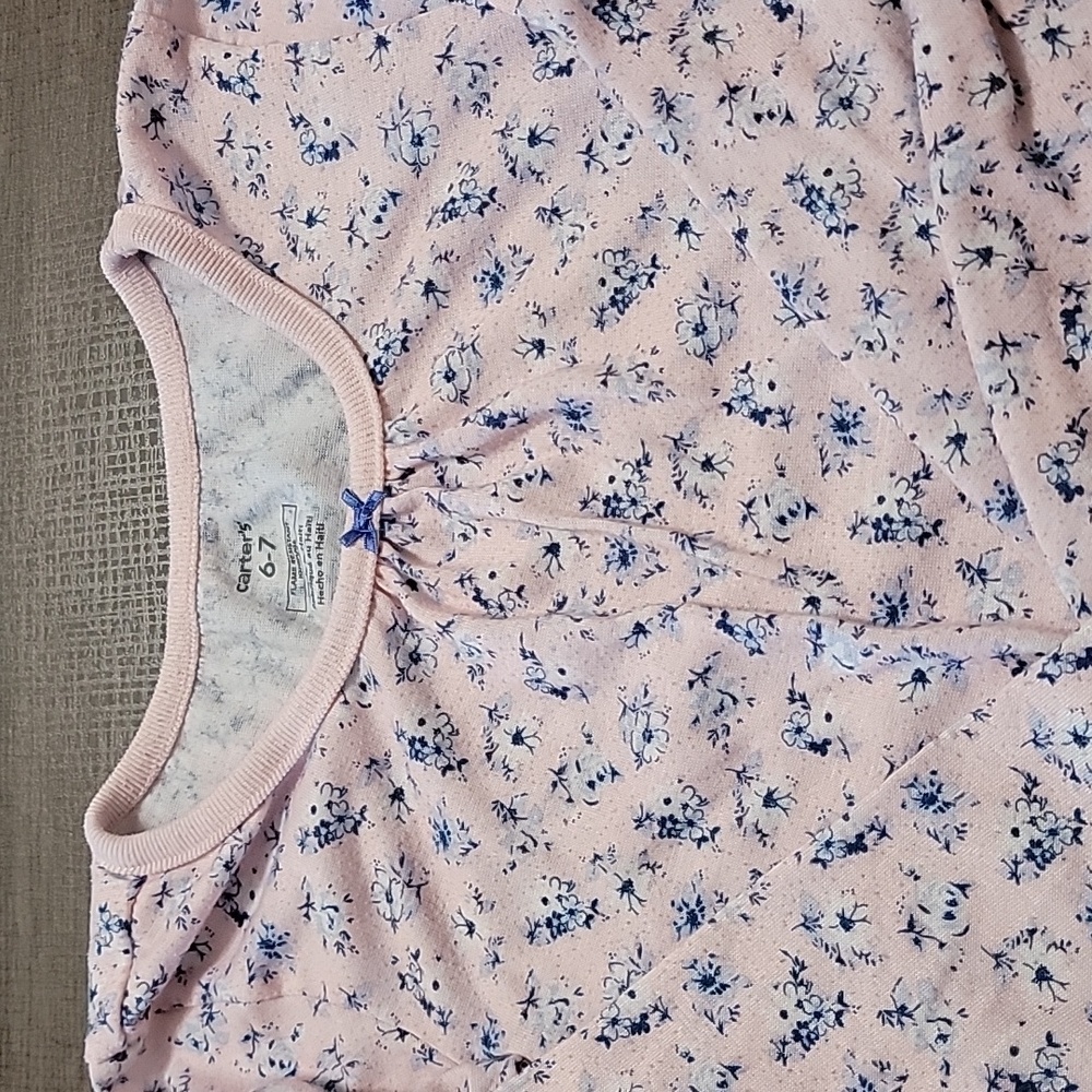 Carter's Girls Nightgown Size 6-7